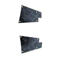 90 Black Slim Line 3Mm Rear Corners (C/Sunk & S/S Fittings)  - DDS Metals - LRB106B
