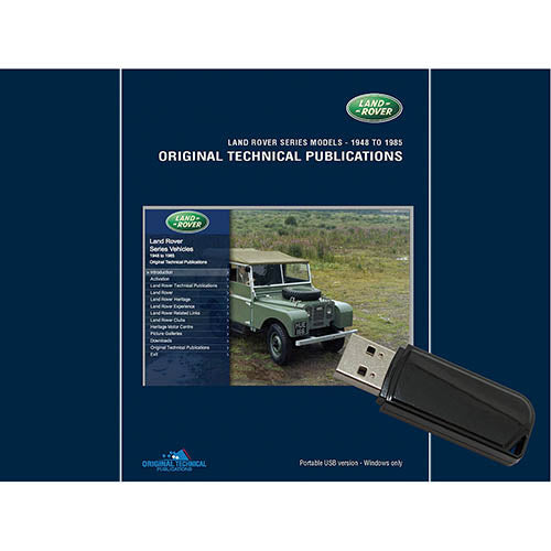 USB DTP LAND ROVER SERIES MODELS 1948-1985 - OEM - LTP3001USB