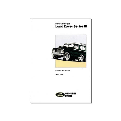 PARTS CAT. SERIES III - BROOKLANDS - RTC9841CE