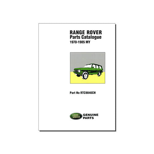 PARTS CAT RR CLASS >1985 - BROOKLANDS - RTC9846CH