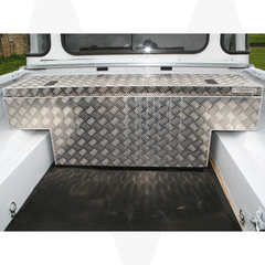 Land Rover Defender Double High Capacity Pick Up Aluminium T Chest - MSS-TC - Mobile Storage Systems