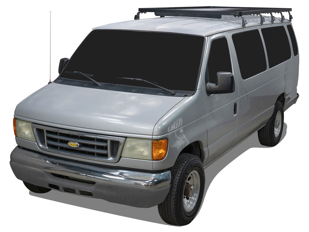 Ford E150/E250/E350 Extended Cab (1992-2014) Slimline II 3/4 Roof Rack Kit - Front Runner - KRFE007T
