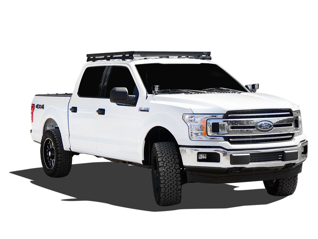 Ford F-150 Crew Cab (2009-Current) Slimline II Roof Rack Kit / Low Profile - Front Runner - KRFF011T