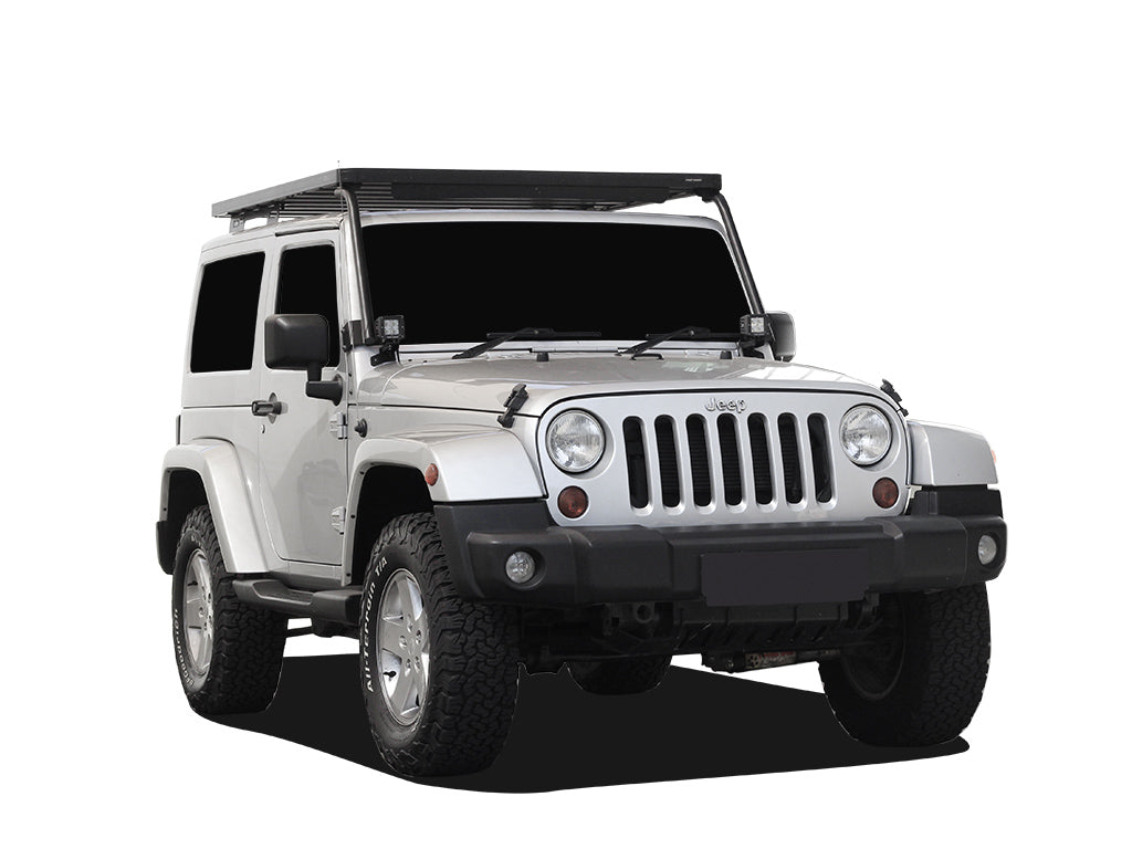 Jeep Wrangler JK 2 Door (2007-2018) Extreme Slimline II Roof Rack Kit - Front Runner - KRJW001T