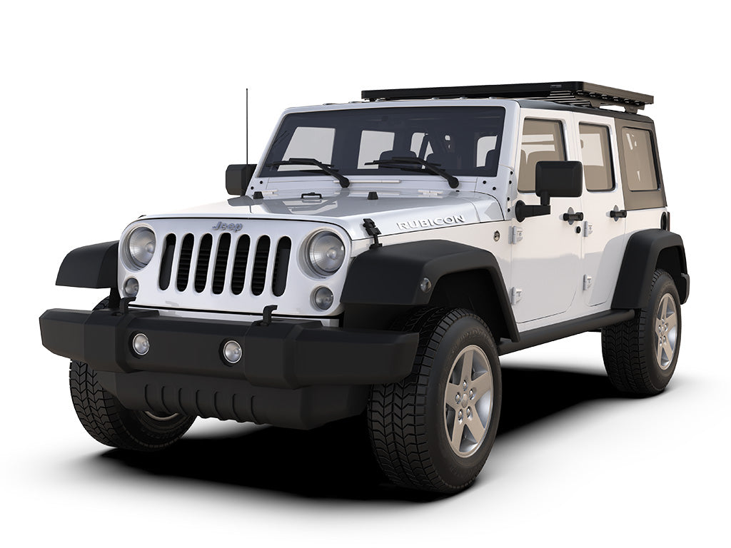 Jeep Wrangler JK 4 Door (2007-2018) Extreme Slimline II 1/2 Roof Rack Kit - Front Runner - KRJW004T