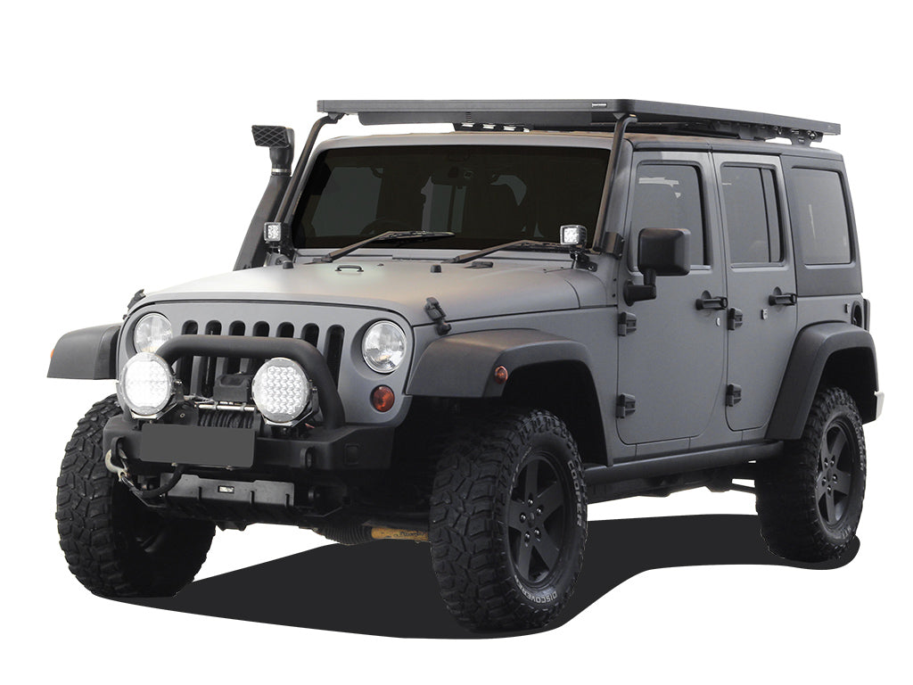 Jeep Wrangler JK 4 Door (2007-2018) Extreme Slimline II Roof Rack Kit - Front Runner - KRJW003T