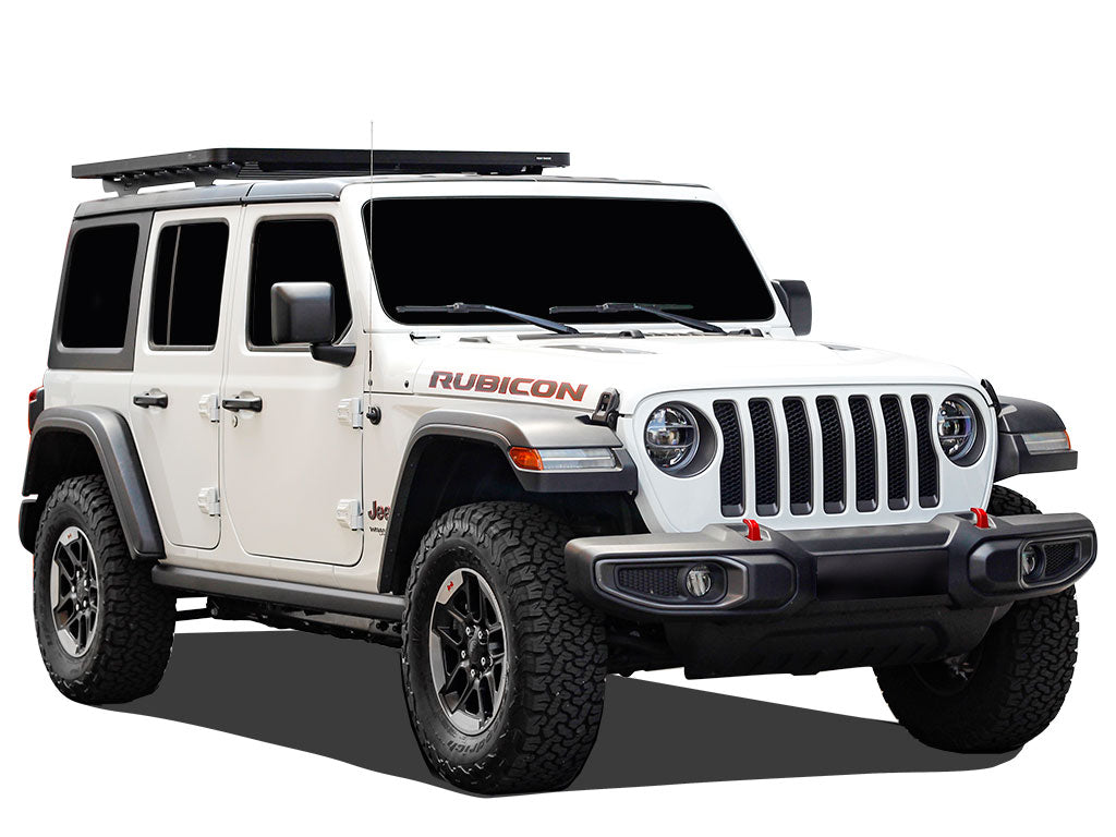 Jeep Wrangler JL 4 Door (2018-Current) Extreme Slimline II 1/2 Roof Rack Kit - Front Runner - KRJW023T