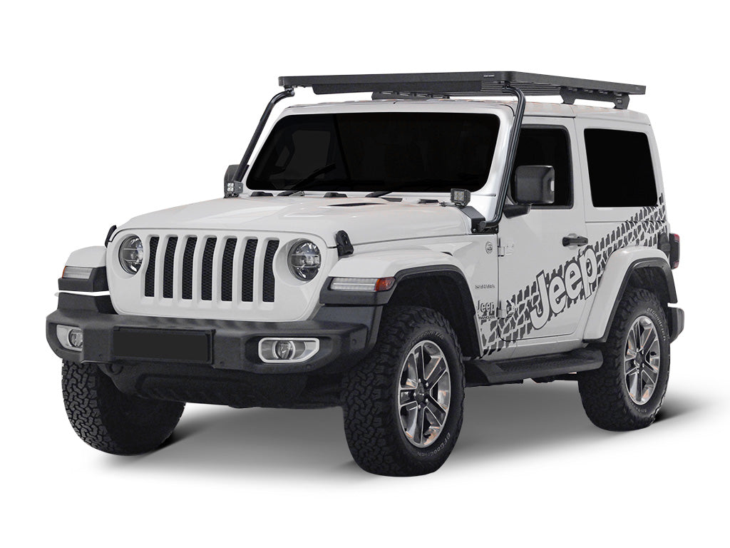 Jeep Wrangler JL 2Door Mojave/Diesel (2018-Current) Extreme Slimline II Roof Rack Kit - Front Runner - KRJW025T