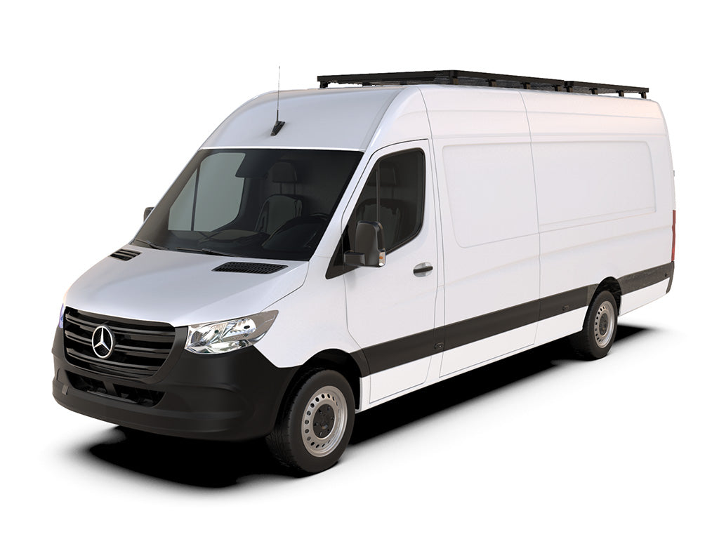 Mercedes Benz Sprinter 170in/L3/LWB Wheelbase w/OEM Tracks (2006-Current) Slimline II Roof Rack Kit - Front Runner - KRMS011T