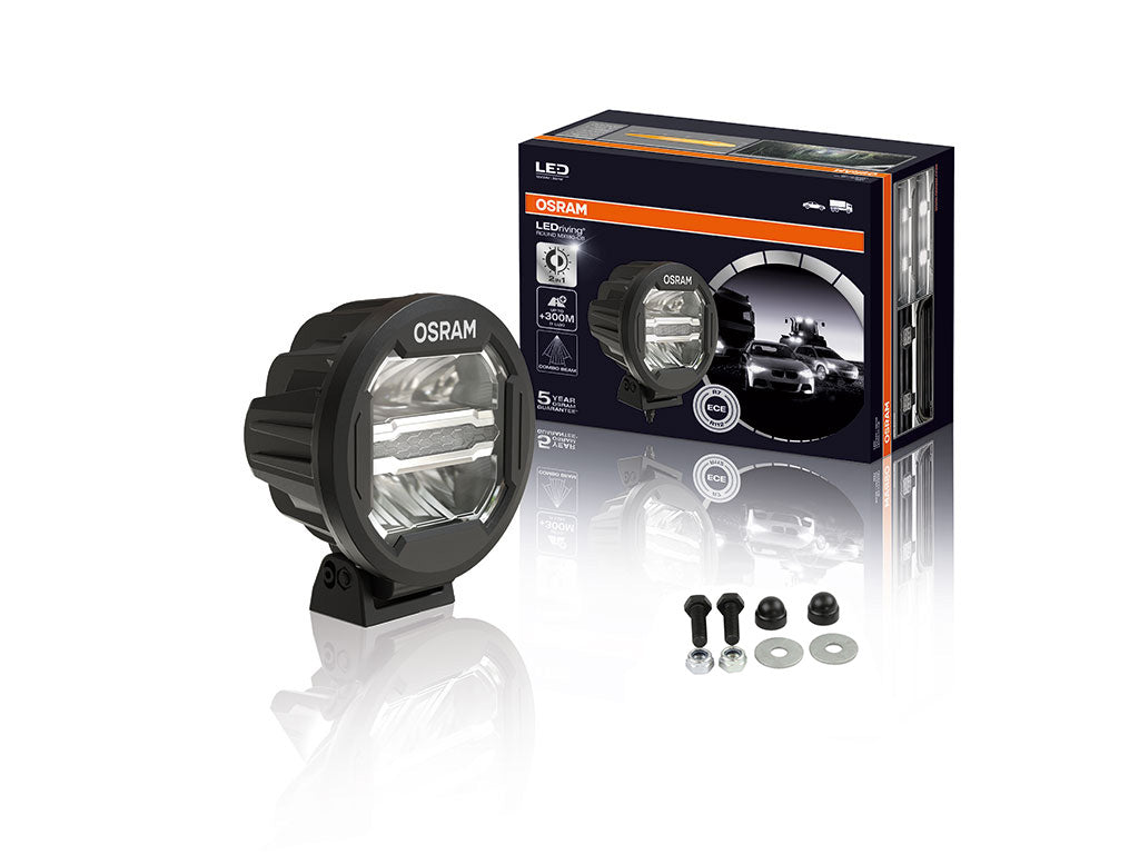 7in OSRAM LED Light Round MX180-CB / Combo Beam AND Mounting Kit - Front Runner - LIGH209