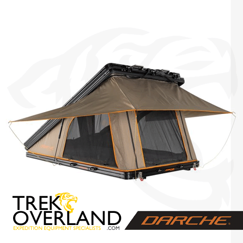 hard gear tent Ridgeback Highrize 1250 Hard Shell Roof Top Tent - Darche