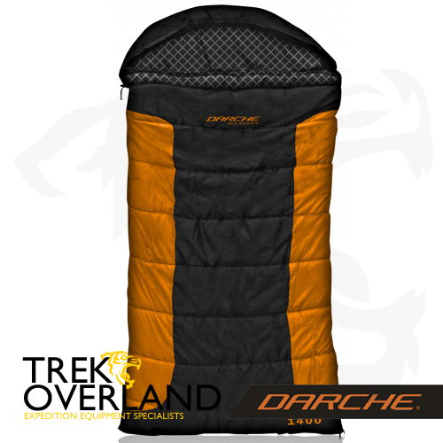 Cold Mountain -12°C 1400 (Dual) - Black / Orange - Sleeping Bag - Darche - T050801617