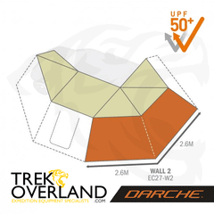 EC27 W2 - Wall Set 2 for Eclipse 270° Awning (UK Passenger Side) - Awning - Darche - T050801745B